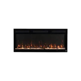 Sideline Fury Refurbished 46 Inch Slim-Depth Recessed Smart Electric Fireplace 80053