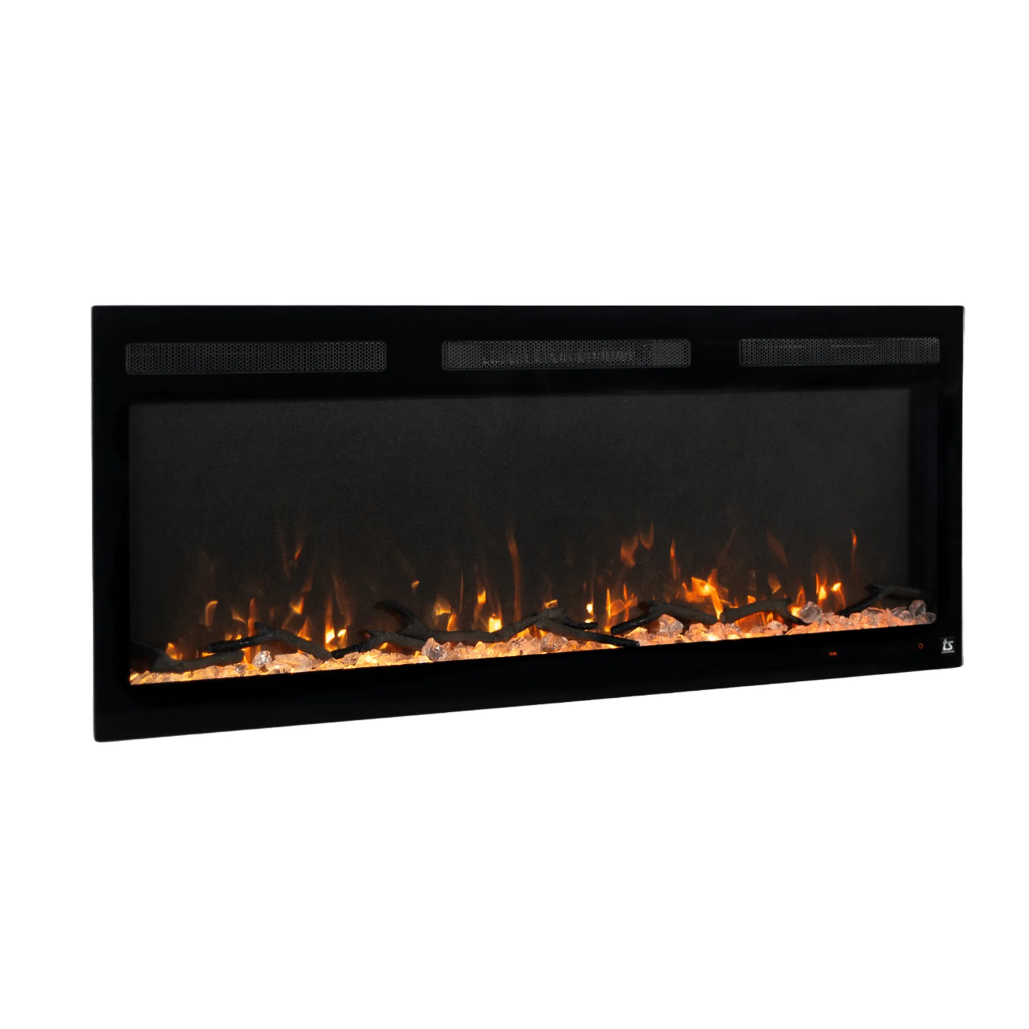 Sideline Fury Refurbished 46 Inch Slim-Depth Recessed Smart Electric Fireplace 80053