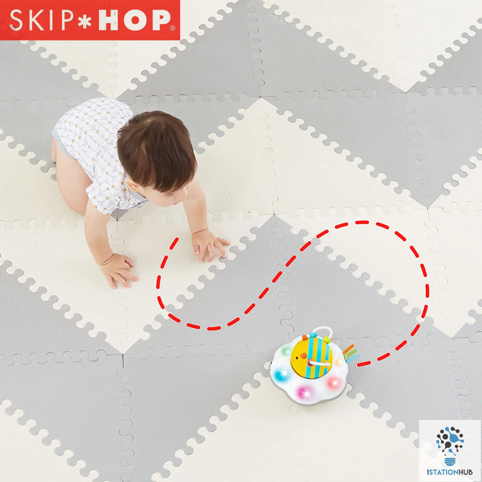 Skip Hop Explore & More Follow Bee Crawl Toy