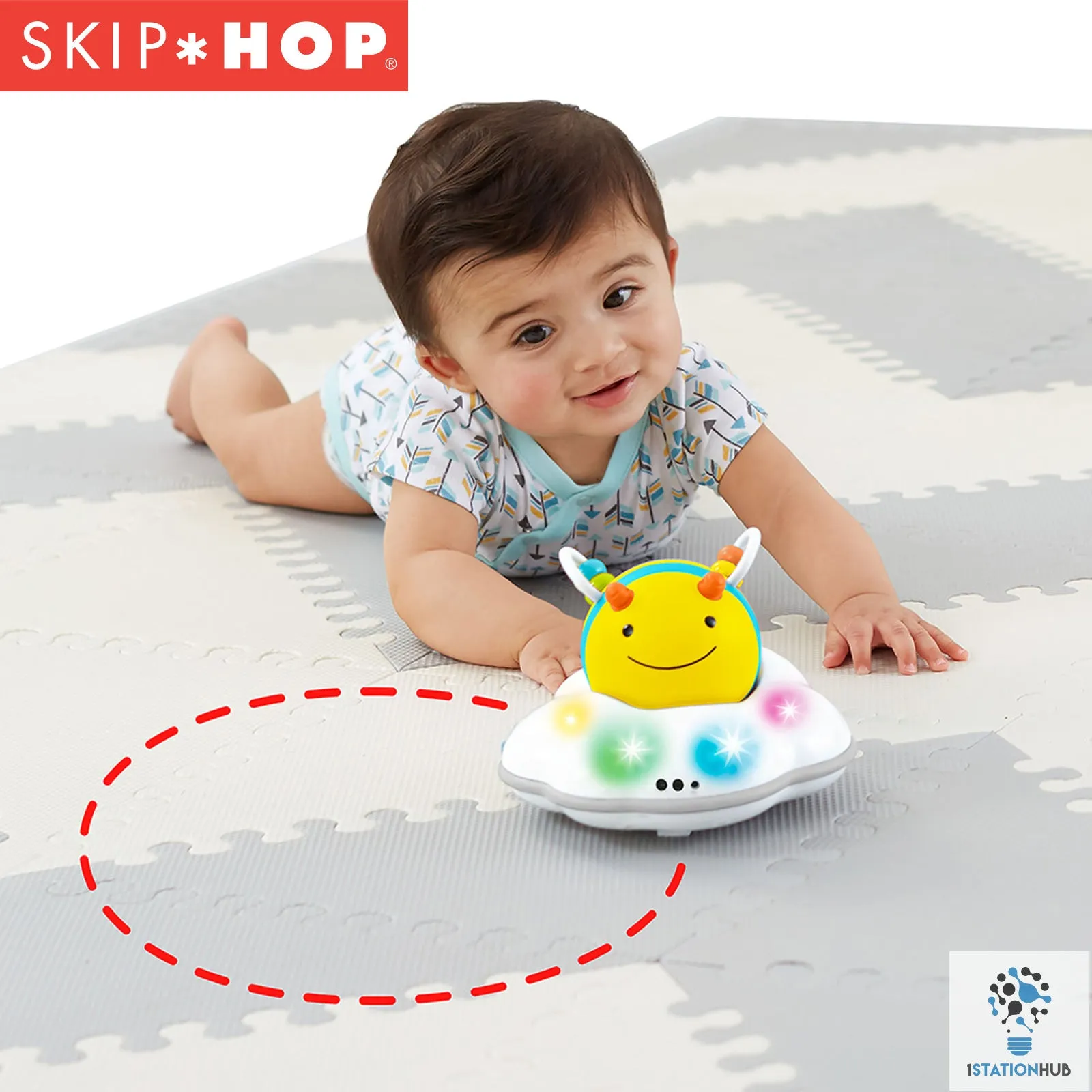 Skip Hop Explore & More Follow Bee Crawl Toy