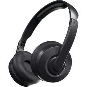 Skullcandy Cassette On-Ear Wireless Headphones, 22 Hr Battery, Microphone, Works with iPhone Android and Bluetooth Devices - Black