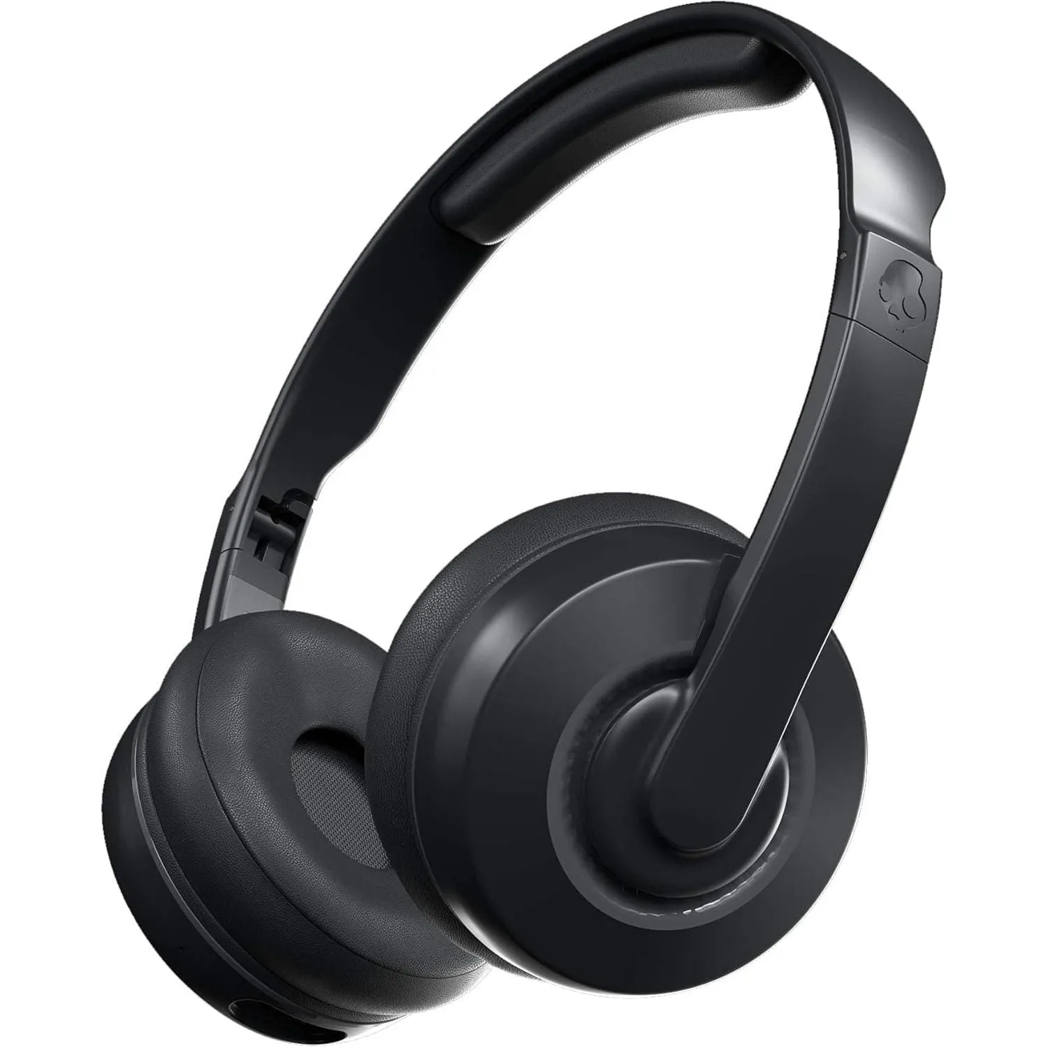 Skullcandy Cassette On-Ear Wireless Headphones, 22 Hr Battery, Microphone, Works with iPhone Android and Bluetooth Devices - Black