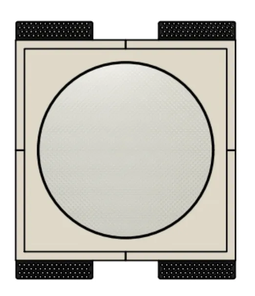 SL-SIC6R-062 Round Theory Speaker Mount | Flush In-Wall Mount