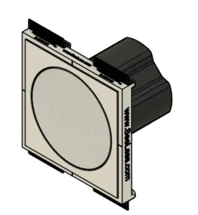 SL-SIC6R-062 Round Theory Speaker Mount | Flush In-Wall Mount
