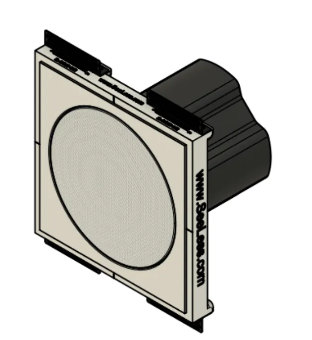 SL-SIC6R-062 Round Theory Speaker Mount | Flush In-Wall Mount