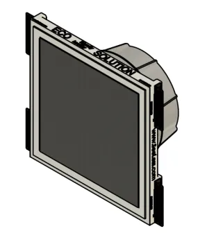 SL-WICS7S-030 Wisdom Speaker Square Mount | Flush In-Wall Mount