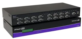SmartAVI AV08X08AS 8x8 UXGA/Component   Stereo Audio Matrix Router
