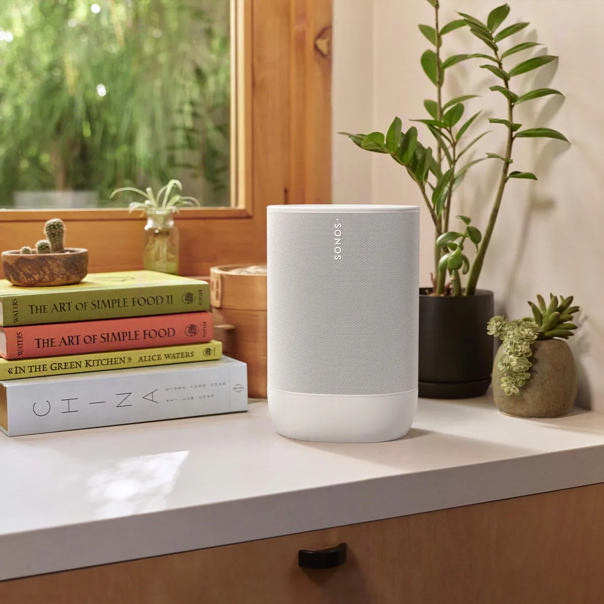 Sonos Two Room Set with Arc Ultra Soundbar & Move 2 Wireless Speaker (White)