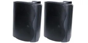 Speaker Pair 50W 100V 8 Ohm Wall Mount Black C0923