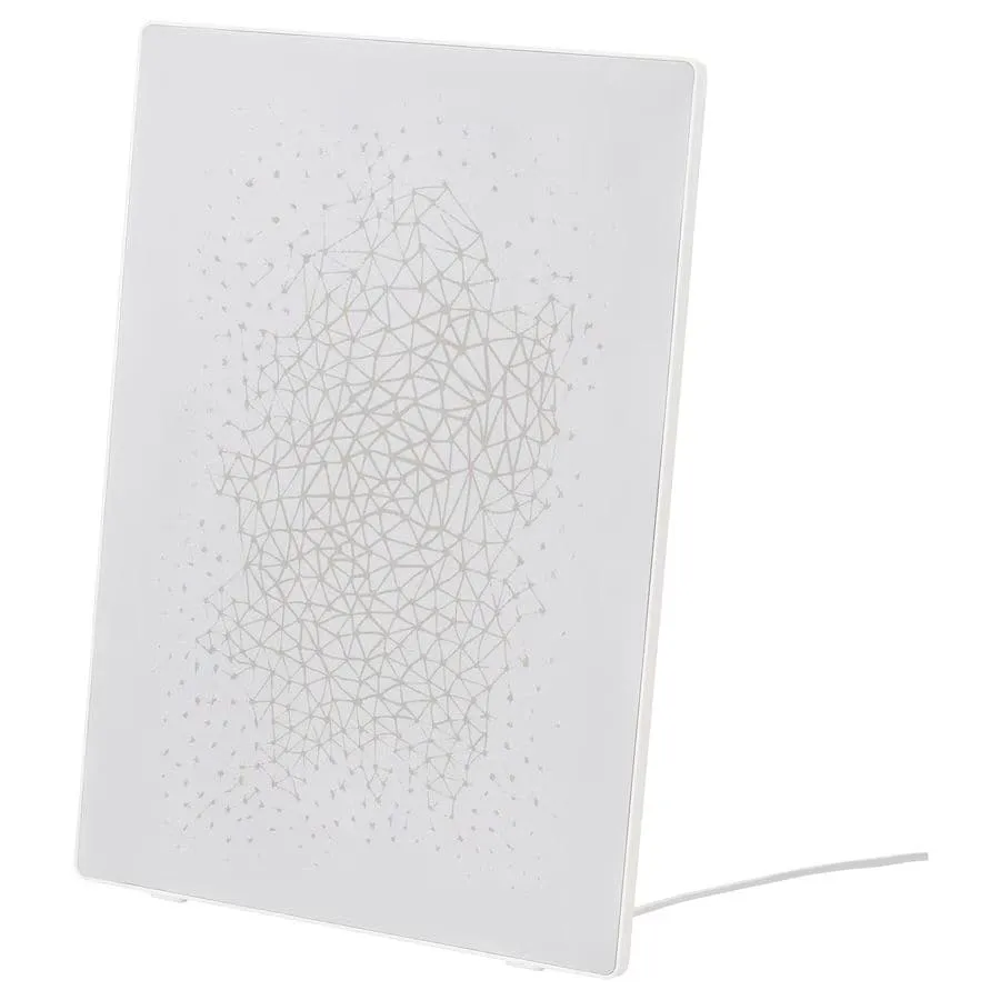 SYMFONISK Picture frame with WiFi speaker, white/smart