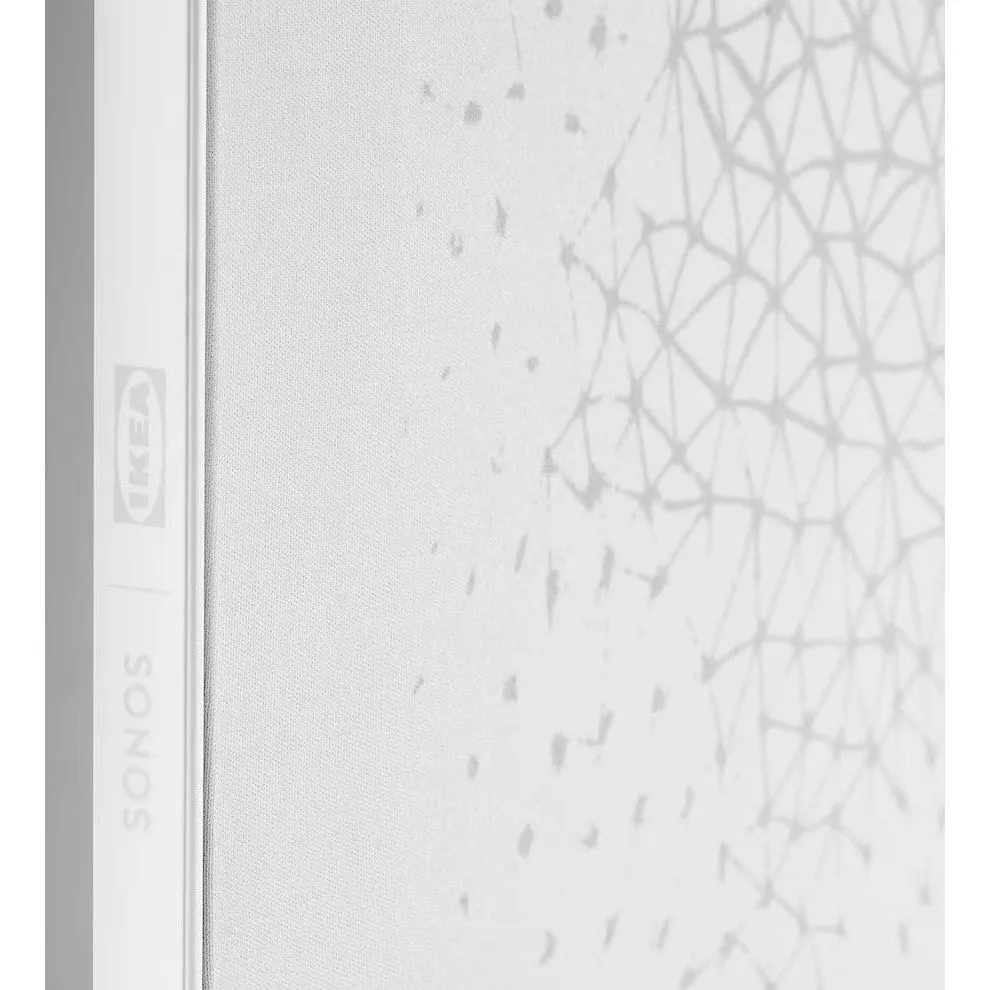SYMFONISK Picture frame with WiFi speaker, white/smart