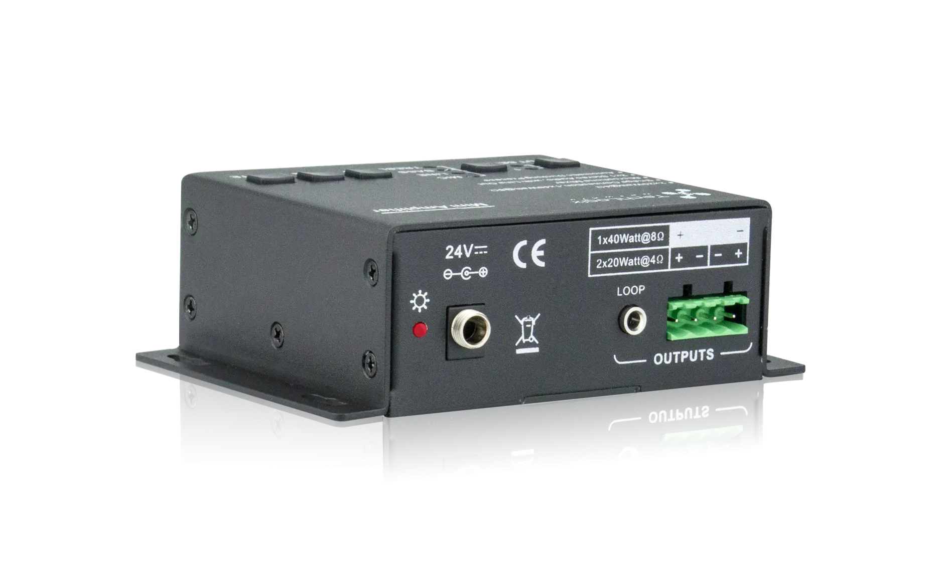 Techlogix Networx TL-A8O-20W Audio Mixer/Amp for In-room Audio -- 20W