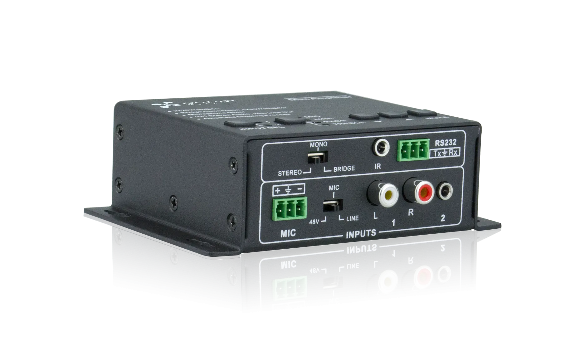 Techlogix Networx TL-A8O-20W Audio Mixer/Amp for In-room Audio -- 20W