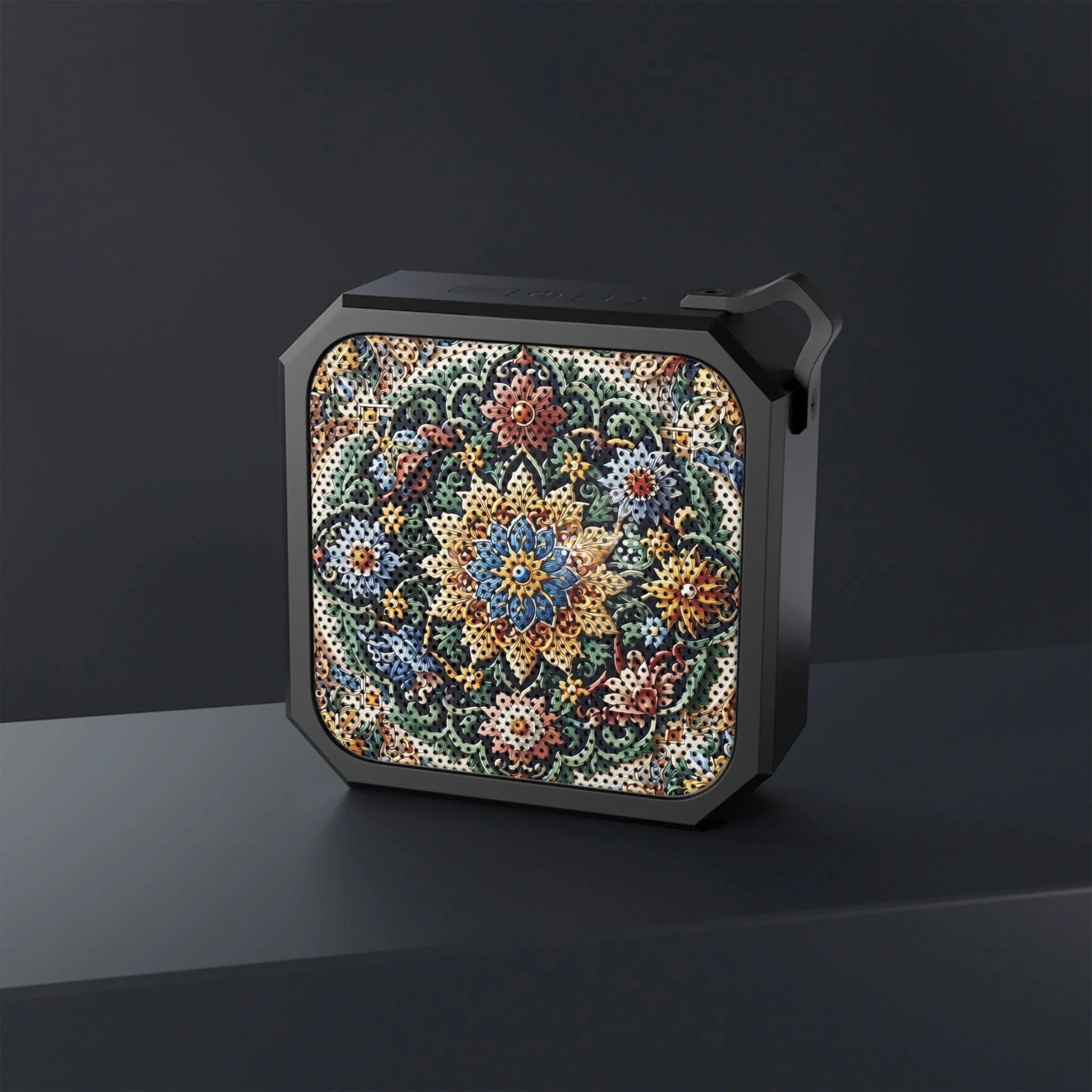 Traditional tile art flower pattern Blackwater Outdoor Bluetooth Speaker