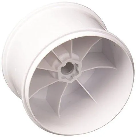 Traxxas 5371 Wheels dished 3.8' (white) (2) (use with 17mm splined wheel hubs and wheel nuts part #5353X)