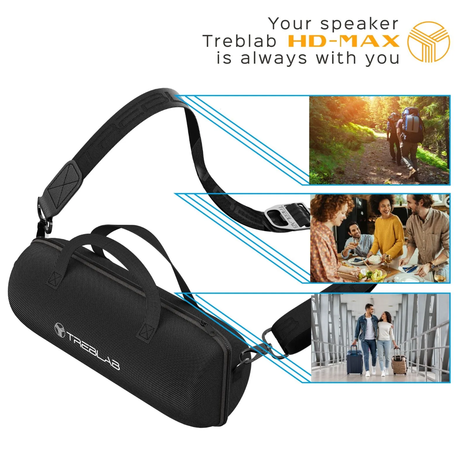 TREBLAB Carrying Case CB-Max for TREBLAB HD-Max