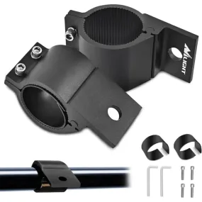 Tube Clamp Mount Bracket Kits Fit 2.43in-2.8in Round Bull Bar (Pair)