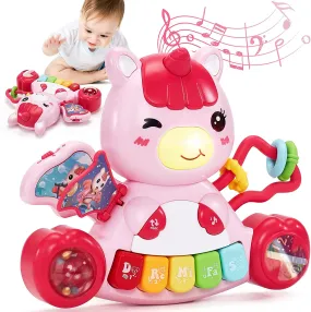 Unicorn Musical Piano Toy with Lights