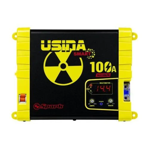 Usina Automotive Power Supply 100a Bivolt Voltimeter