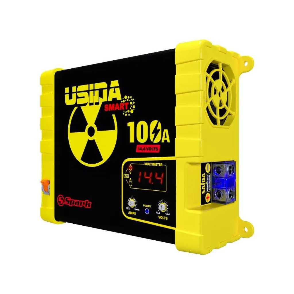 Usina Automotive Power Supply 100a Bivolt Voltimeter