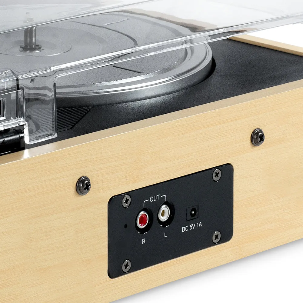 Victrola Eastwood Turntable   Entertainment Stand Bundle - Black