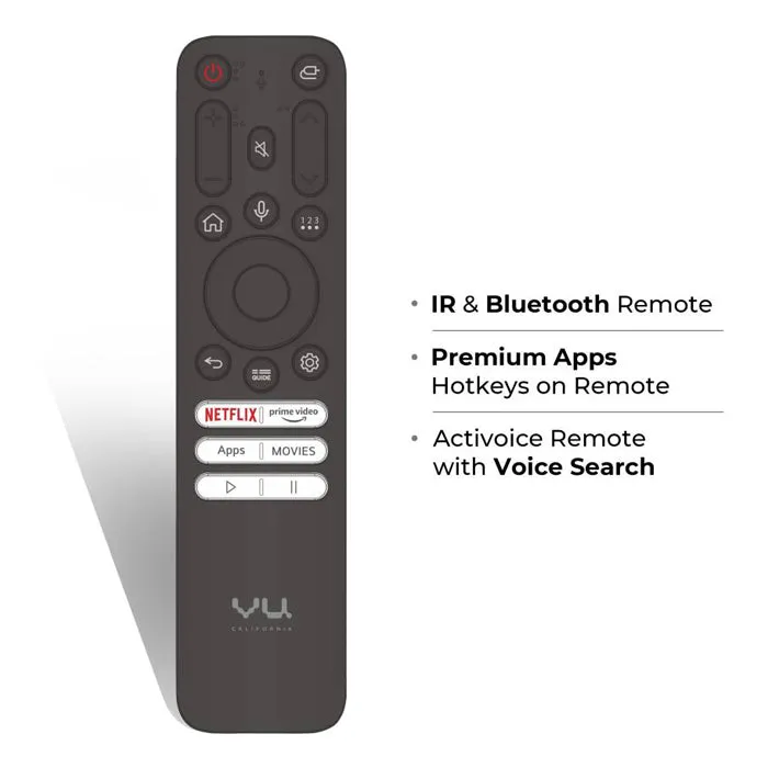 Vu Cinema 108 cm (43 inch) Ultra HD (4K) LED Smart WebOS TV 2024 Edition ( 43 CINEMA ) With 3 Years Warranty