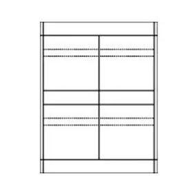 White Audio Cassette Face Labels 100 Pack 12 Per Sheet