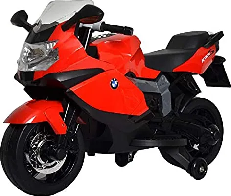 White BMW ride-on bike