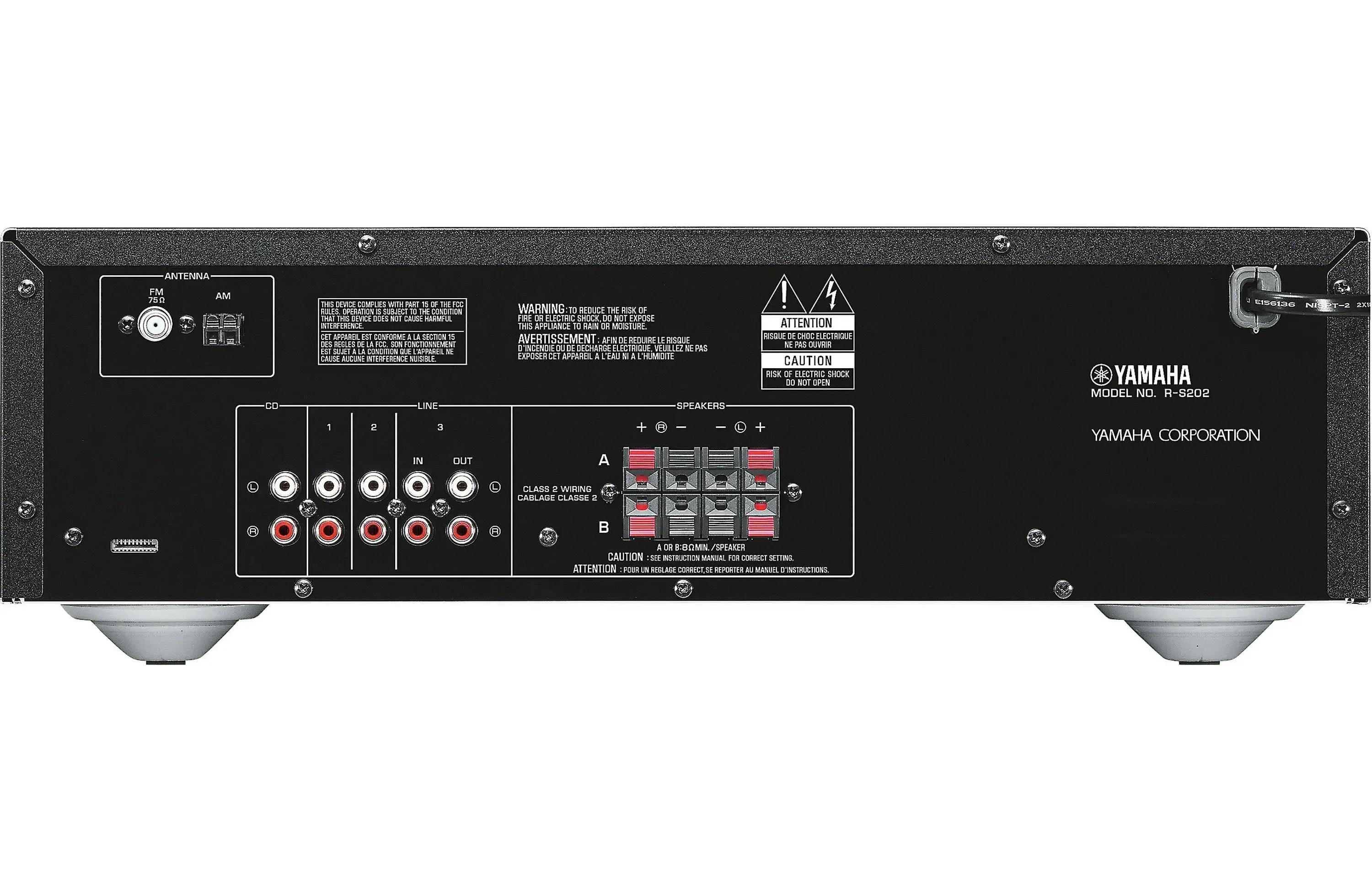 WiiM Mini AirPlay2 Wireless Audio Streamer and Yamaha R-S202 2-Channel Stereo Receiver