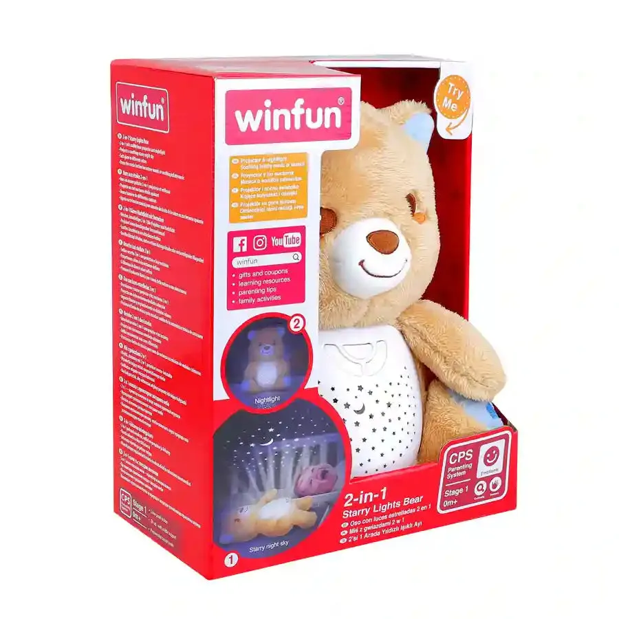 Winfun 2 In 1 Starry Lights Bear