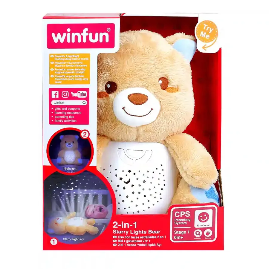 Winfun 2 In 1 Starry Lights Bear
