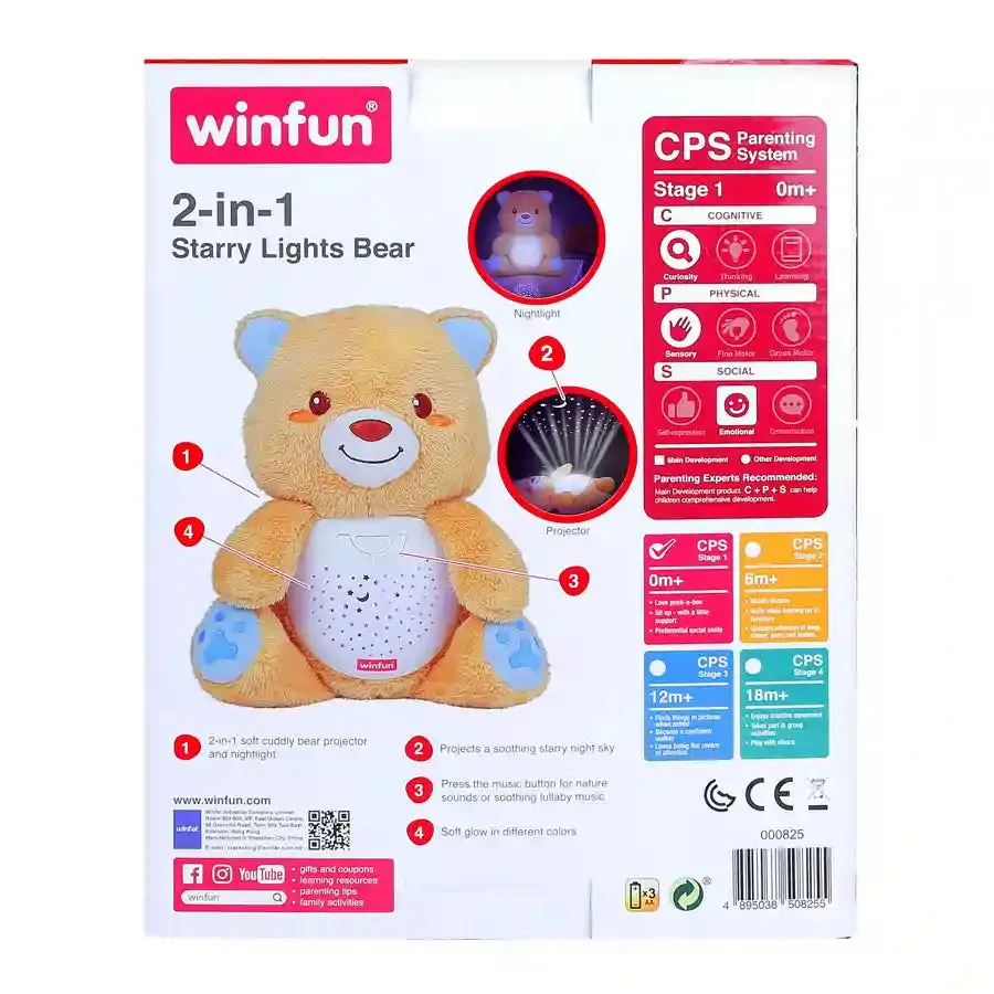 Winfun 2 In 1 Starry Lights Bear