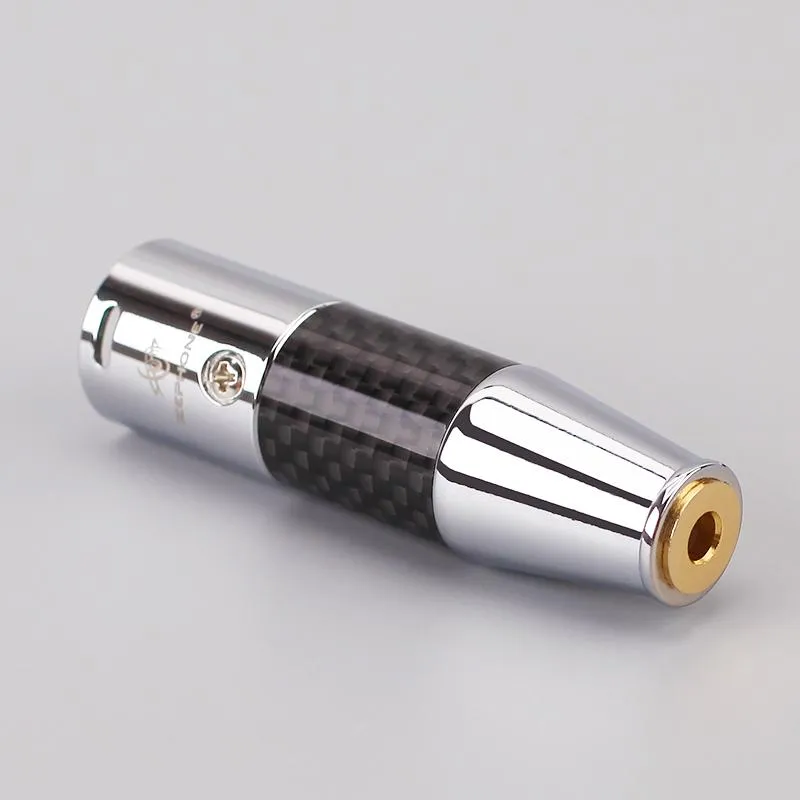 Zephone DAC Decode 4 Pin Male XLR To 2.5/3.5/4.4mm Balance Female Audio Jack Carbon Fiber Convert Plug