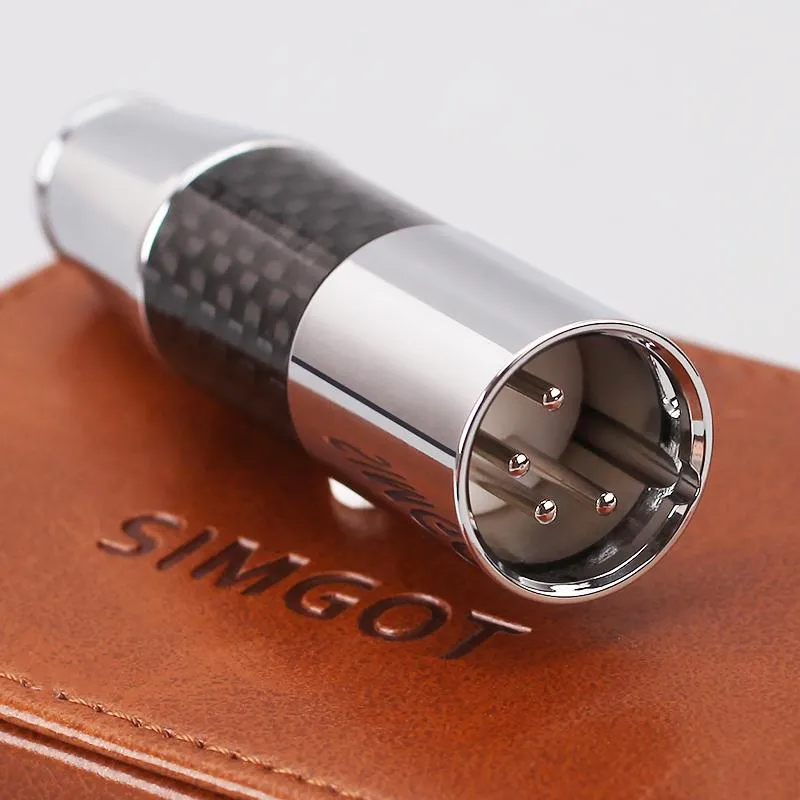 Zephone DAC Decode 4 Pin Male XLR To 2.5/3.5/4.4mm Balance Female Audio Jack Carbon Fiber Convert Plug